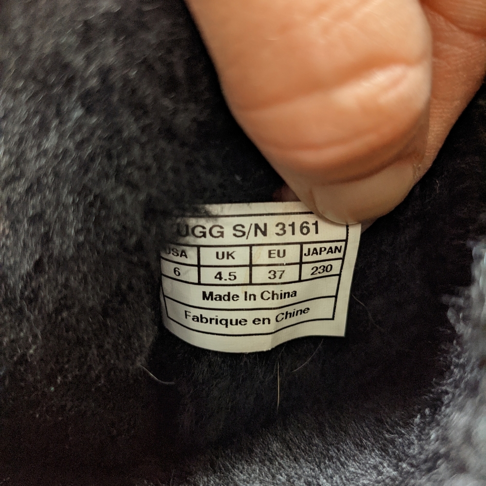 Ugg Classic Sequined Sequin Sparkle Black Flip Sh… - image 8